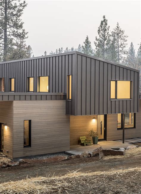 metal sheet siding house|houses with vertical metal siding.